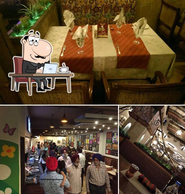 Take a seat at one of the tables at Indian Summer