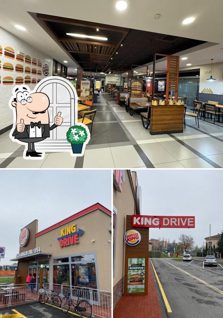 La immagine della esterno e interni di Burger King Carpi
