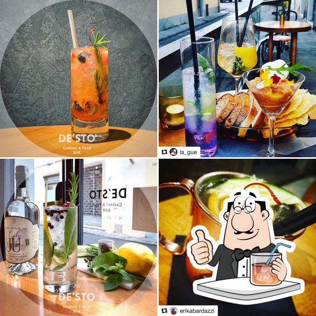 Prenditi un drink dal menu