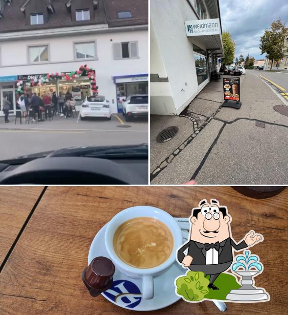 La esterno e bevanda del ristorante