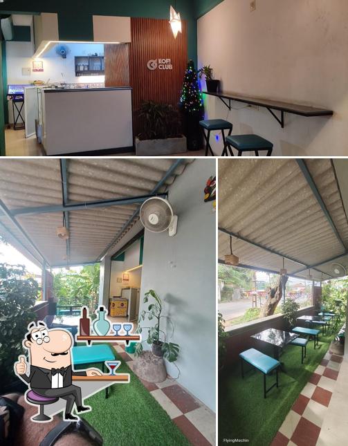 The interior of KOFI CLUB, VITHURA