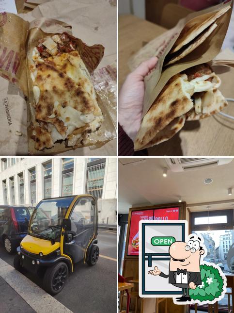 La foto della esterno e cibo di La Piadineria
