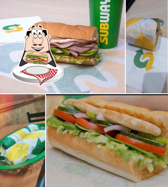 Club sandwich at Subway Mittal Mall