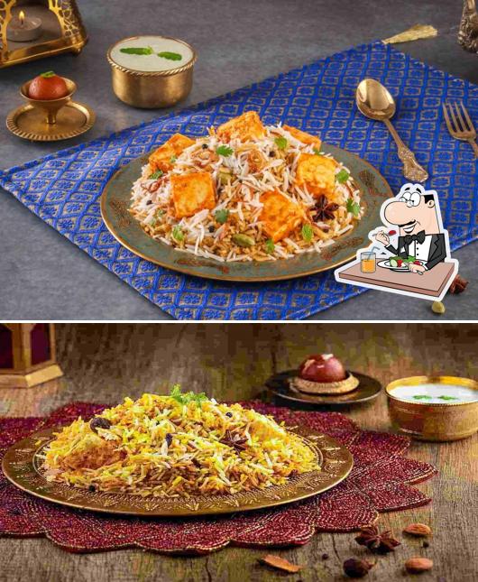 Food at Behrouz Biryani VIT Vellore