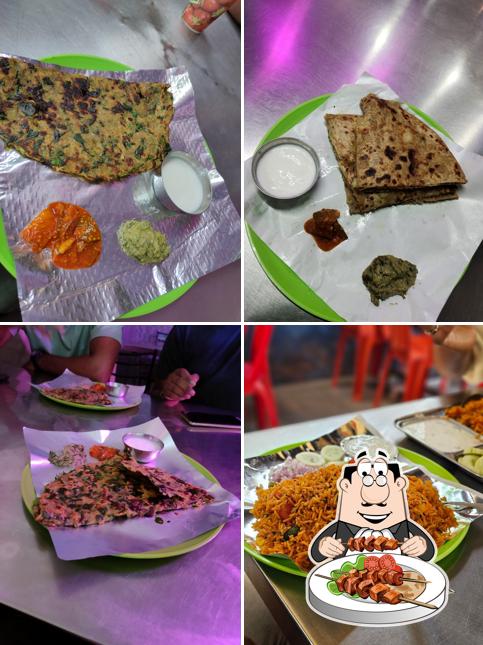 Food at Swad Paratha house