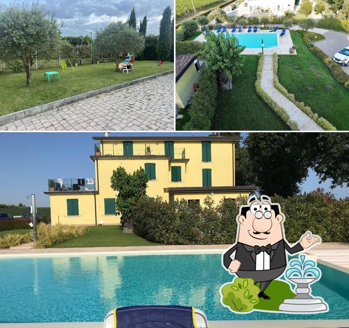 Puoi goderti l'aria fresca dal dehors di Albergo Quattro Pini