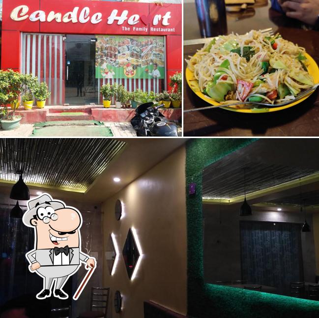 The exterior of Candle Heart Restaurant