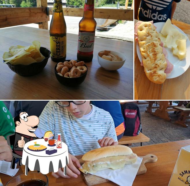 Piatto di formaggi al Bar Il Boscaiolo