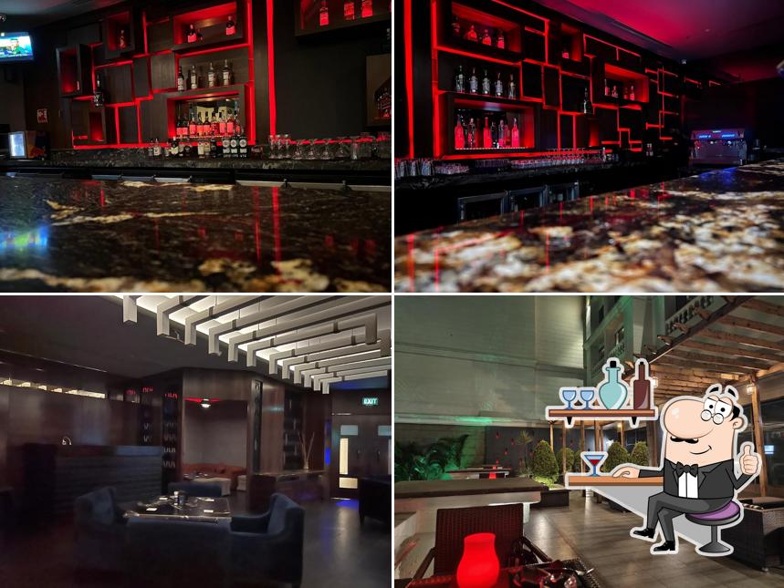 The interior of The Myst Bar