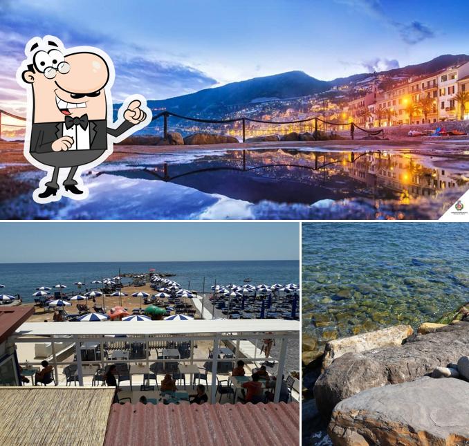 Gli esterni di La Scogliera Beach