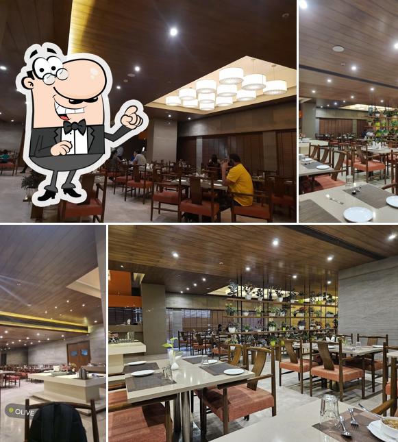 The interior of Olive Restaurant