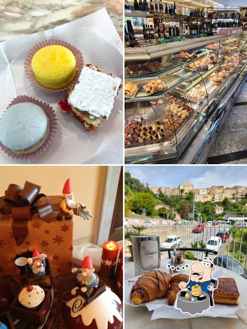 Platti al Pasticceria Lombardi