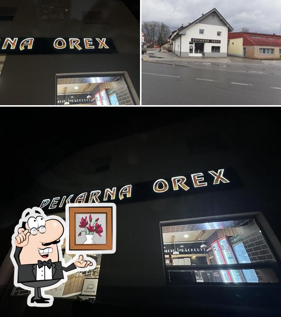 Dai un’occhiata alla foto che mostra la interni e esterno di Pekarna Orex