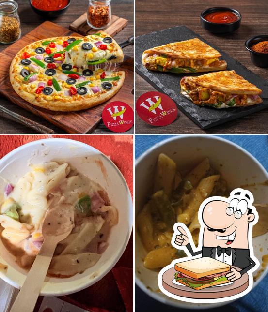 Grilled cheese sandwich at Pizza Wings Dugri Ludhiana (Punjab)