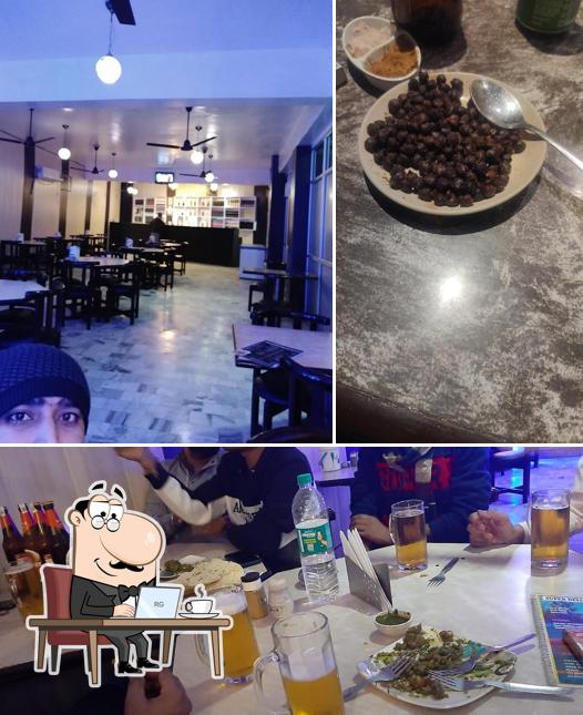 The image of interior and food at Vijay Bar & Foods