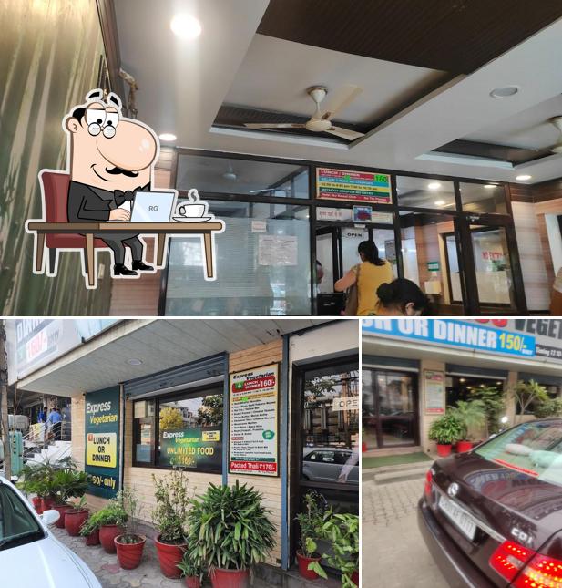 Check out how Express vegetarian looks inside