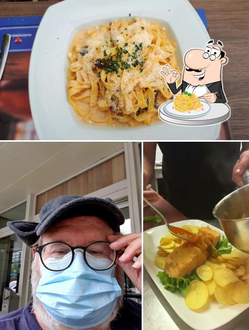 Spaghetti alla carbonara al Restaurant Da Toni