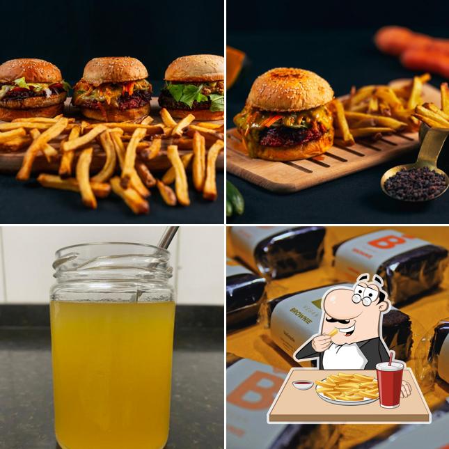 Batata frita em Gunas Burguer