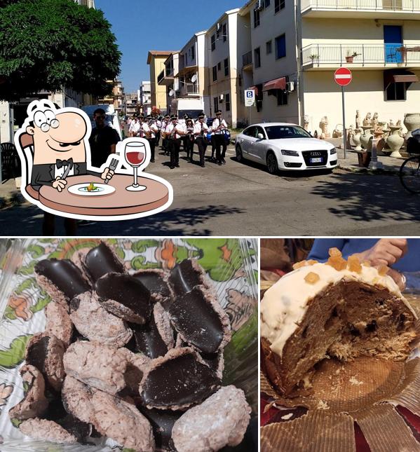 Questa è la immagine che raffigura la cibo e esterno di Panificio Santa Lucia