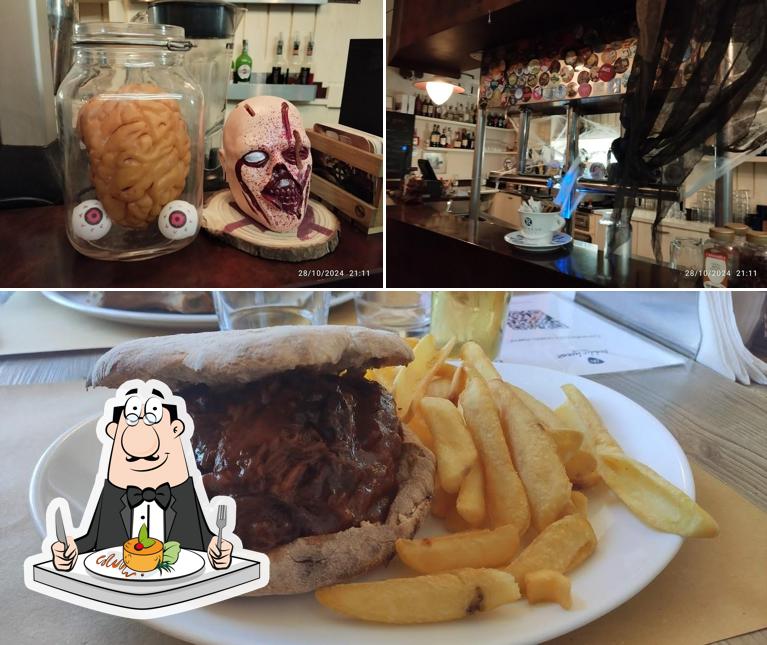 Panino con maiale stirato al Public House