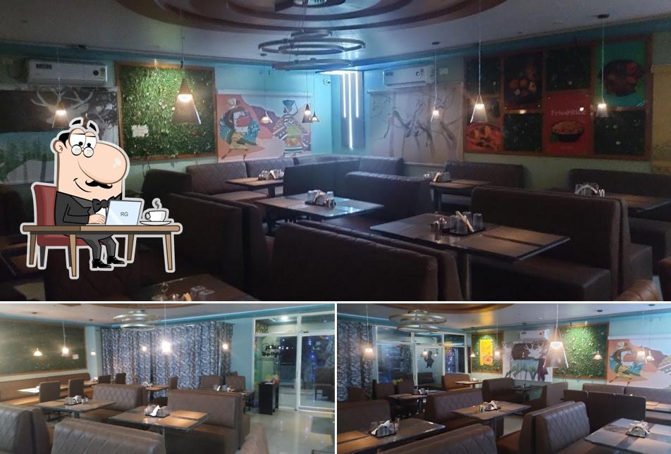 Check out how Ganesh Tiffins and family restaurant looks inside