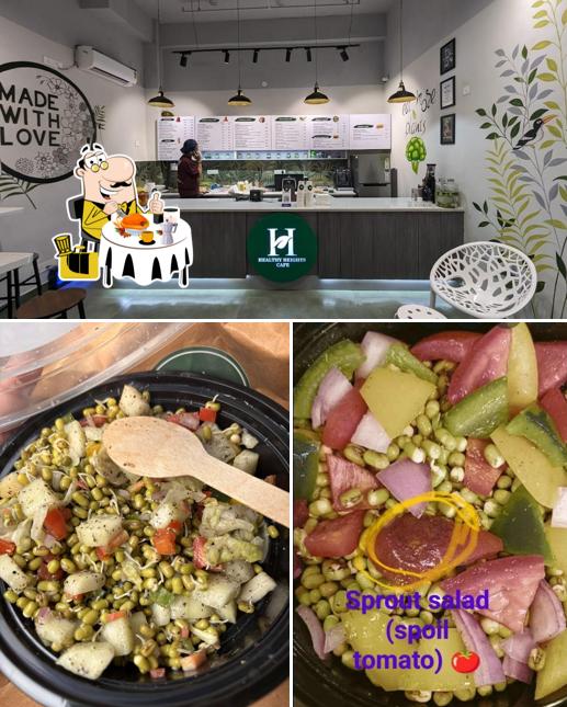 Healthy Heights Cafe is distinguished by food and interior