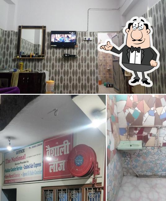 Among different things one can find interior and food at Vaishali Lodge