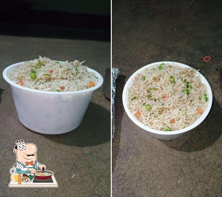 Fried rice at Anurag fast food centre