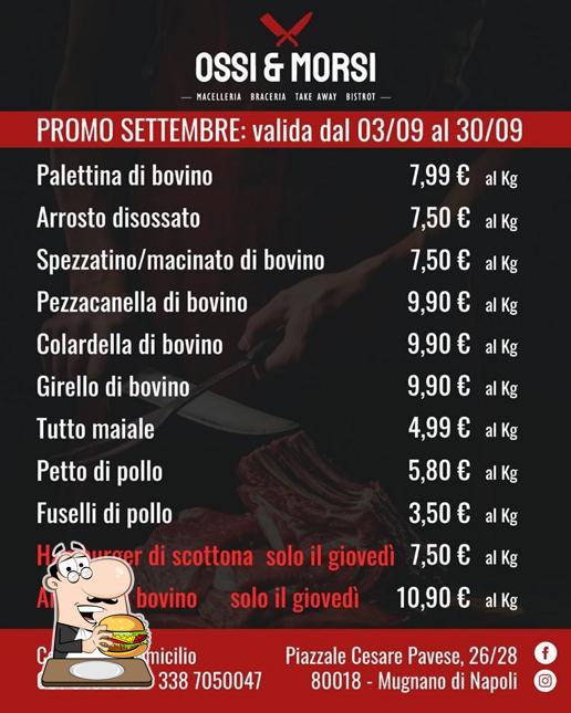 Ordina un hamburger a Ossi & Morsi