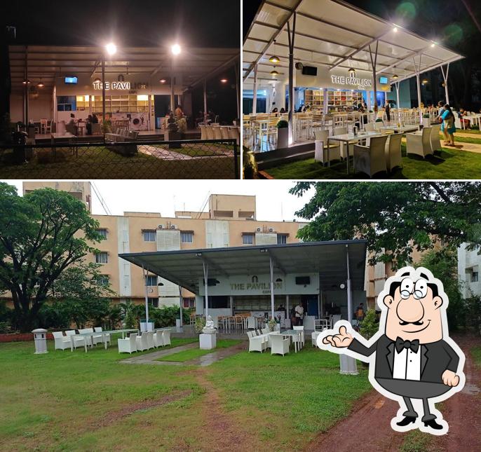 The interior of The Pavilion By Kamath Cafe