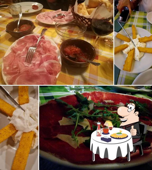 Piatto di formaggi al Osteria San Pietro