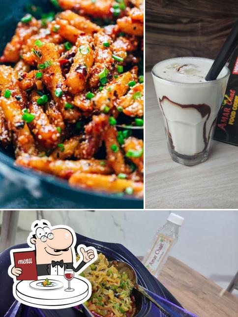 Food at Amar Chat
