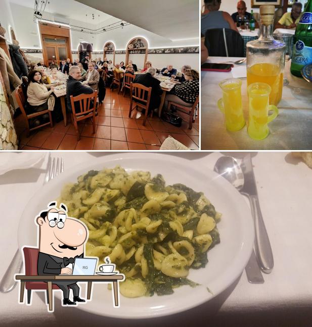 Gli interni di ITALO dal 1966 Trattoria Donna Irma