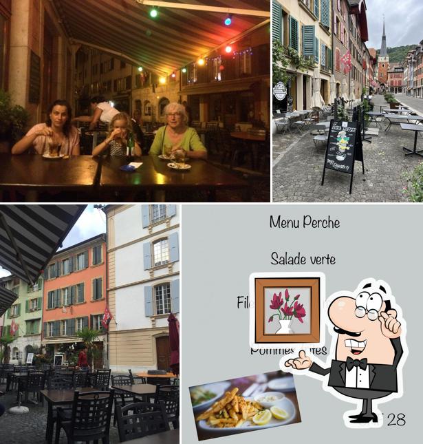 Gli interni di Restaurant du Marché