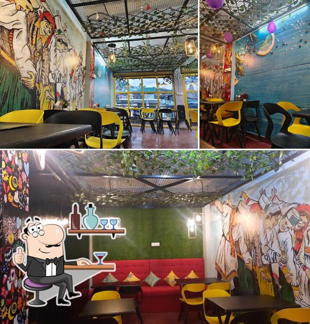 The interior of The Pizza Bites