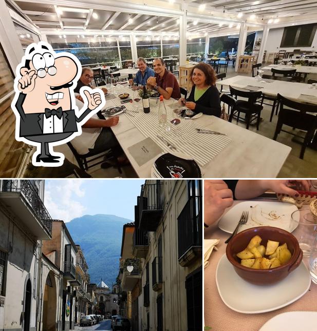 Gli interni di Dalla Padella alla Brace