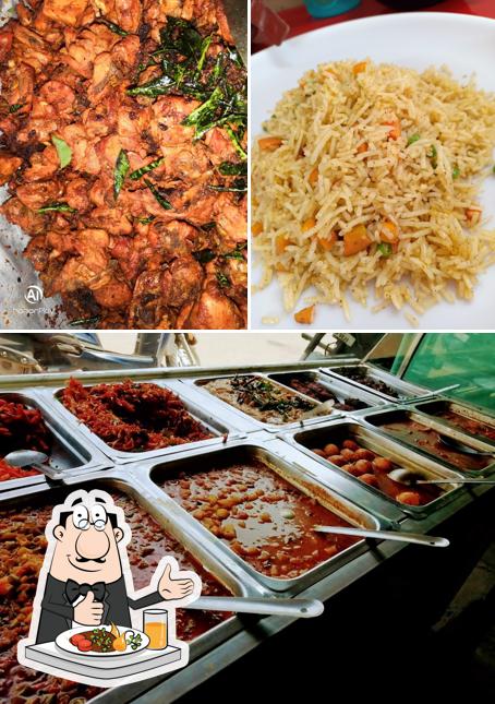 Food at Manna Family Restaurant