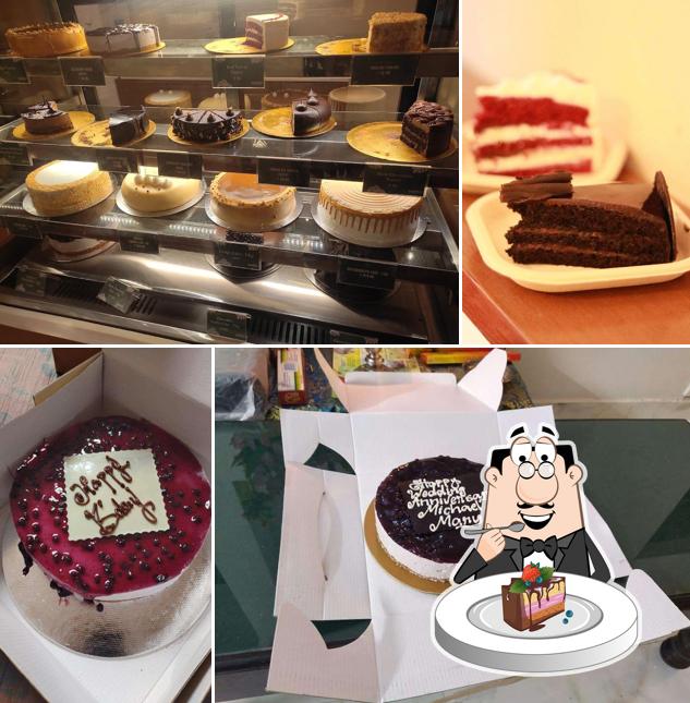 Chocolate cake at Pandhal Cake Shop Aluva