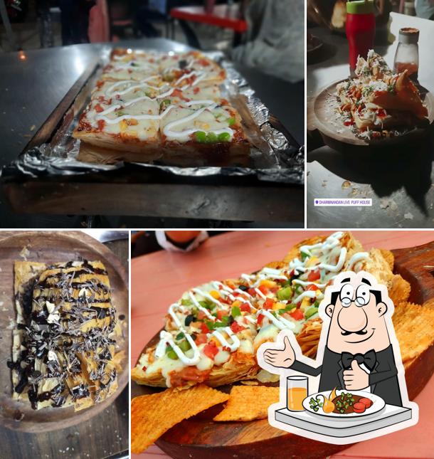 Food at Dharmnandan live puff house