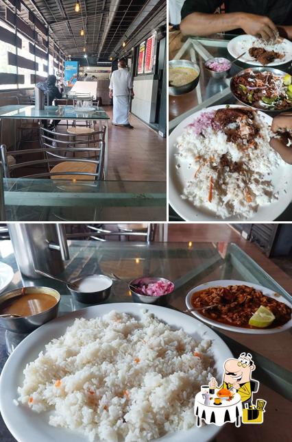 The picture of food and interior at Hotel Barakath