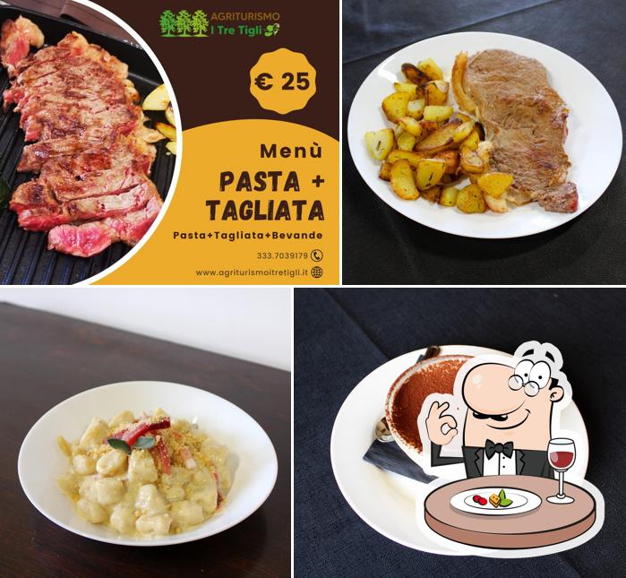 Cibo al Agriturismo "I Tre Tigli" - Ristorante - Pizzeria - Eventi - Camere