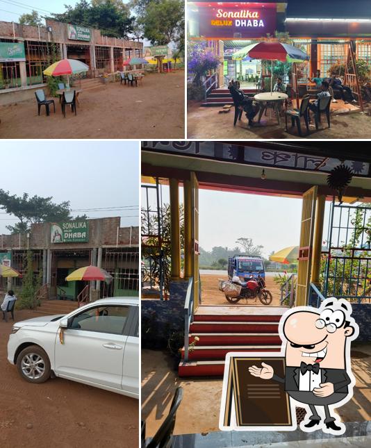 Among different things one can find exterior and interior at Sonalika Delux Dhaba & Family Restaurant