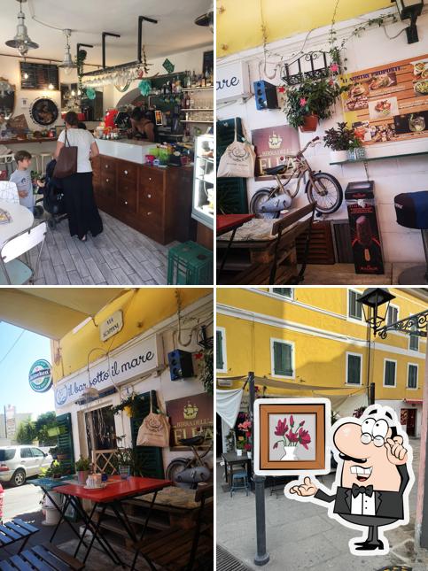 Gli interni di Il Bar Sotto Il Mare