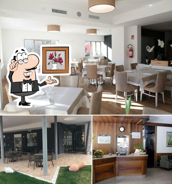 Gli interni di Athos Hotel