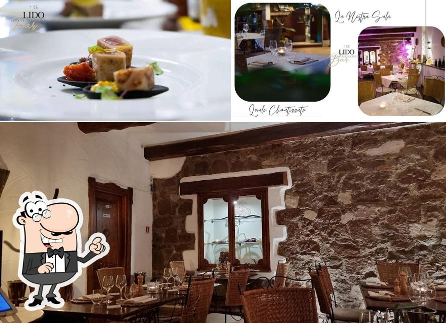 La foto di interni e cibo da Lido Bar Ristorante