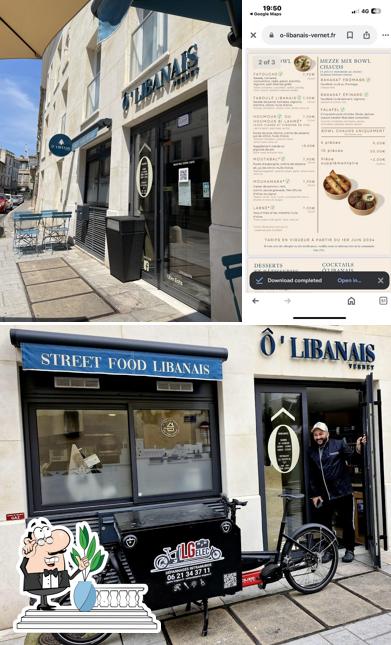 L’image de la extérieur et nourriture de Ô'libanais Vernet’s