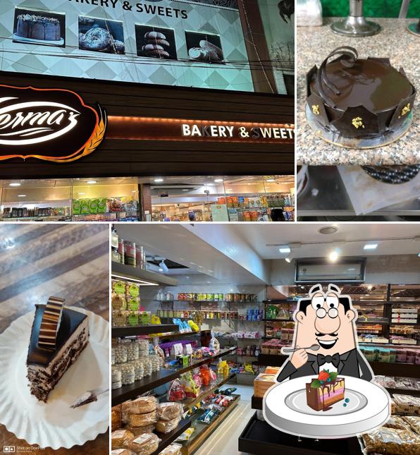Chocolate cake at Verma's Bakery & Sweets