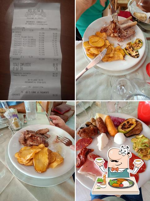 Platti al La Locanda dei Pini