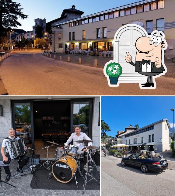 Gli esterni di Osteria ascona