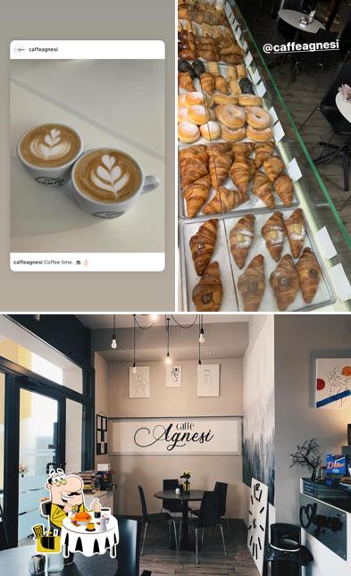 Tra le varie cose da Caffè Agnesi si possono trovare la cibo e interni